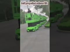 Самоходный ножничный подъемник 6-14 м мобильная подъемная платформа