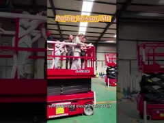 Самоходный ножничный подъемник 6м 8м 10м 12м 320кг 450кг Строительная воздушная рабочая платформа