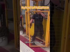 Промышленный склад Гидравлический грузоподъемник Вертикальный гид Железнодорожный грузоподъемник