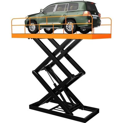 Купить 5000 кг гидравлические электрические ножницы Автомобильный подъемный стол для парковки online manufacture