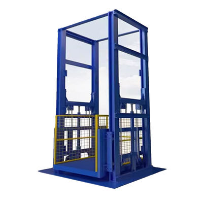 Купить Синий 3000кг складский грузовой лифт 3м-9м мини грузовой лифт online manufacture