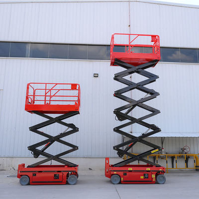 Купить 4 - 16m Self Propelled Electric Mobile Scissor Lift Hydraulic Lifting Platform Производство в сети