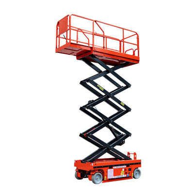 Купить 4m 6m 8m Self Propelled Electric Scissor Lift For Warehouse Cleaning Window Производство в сети