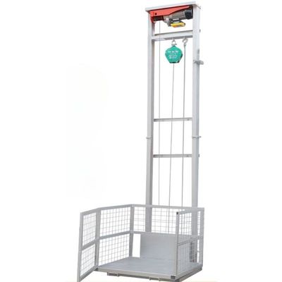 Электрический гидравлический грузовой лифт 4 м Малая подъемная платформа для склада