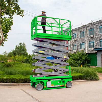 Электрический ножничный подъемник Гидравлическая подъемная платформа Cherry Picker Lifter