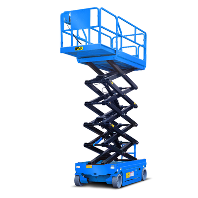 Гидравлическая электрическая ножничная подъемная платформа для воздушной работы 10 м 450 кг