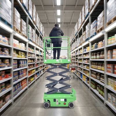 6m Platform Height 450KG Load Capacity Electric Self Propelled Scissor Lift Aerial Work Platform